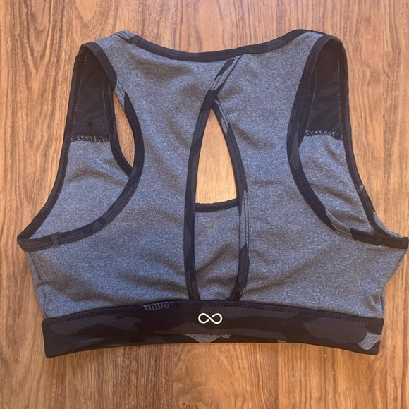 Camo black and grey sports bra, size small - Picture 3 of 3